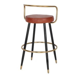 mobiliario-contract-taburete alto metal piel tivana 4